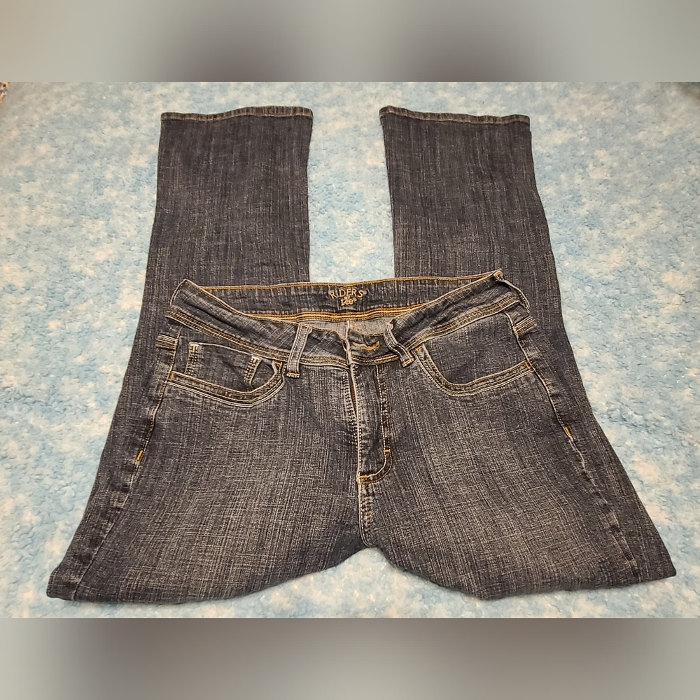 Women's Riders by Lee Jeans, Size 10P, Medium Blue Wash, EC
